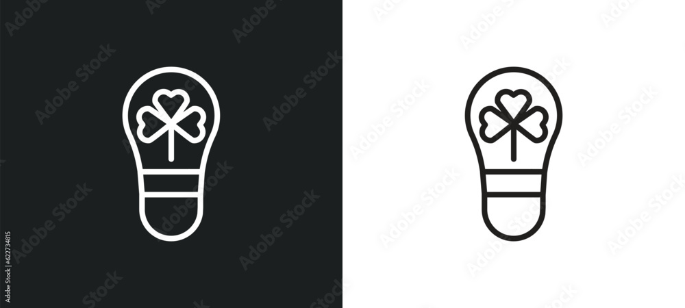 Poster save energy outline icon in white and black colors. save energy flat vector icon from ecology collec