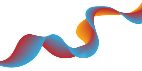 Colorful Abstract flowing wave lines. Design element for technology, science, modern concept.vector eps 10