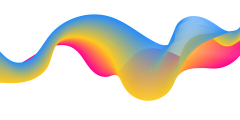 Colorful Abstract flowing wave lines. Design element for technology, science, modern concept.vector eps 10