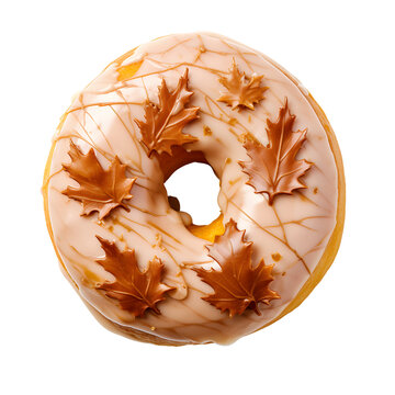 maple icing donut