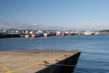 puerto de el grove costa de galicia rias bajas 