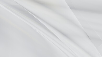 Fototapeta premium Abstract white background with smooth lines in 3d rendering for posters concept