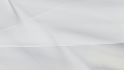 Obraz premium Abstract white background with smooth lines in 3d rendering for posters concept
