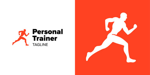 Unleash Your Potential: Captivating Logo Templates for Personal Trainers with Running-Fitness Themes