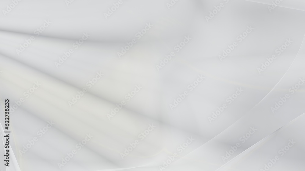 Poster abstract white background with smooth lines in 3d rendering for posters concept
