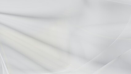 Abstract white background with smooth lines in 3d rendering for posters concept