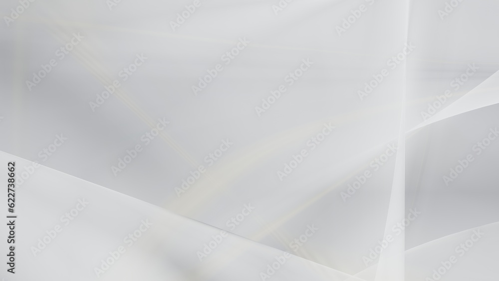 Poster abstract white background with smooth lines in 3d rendering for posters concept