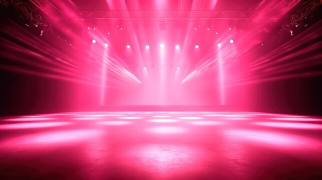 Pink stage light background