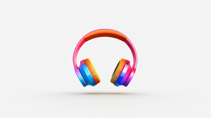 Headphones music colorful Bluetooth HD