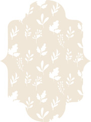 Background with leaves abstract design.