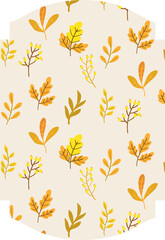 Background with leaves abstract design.