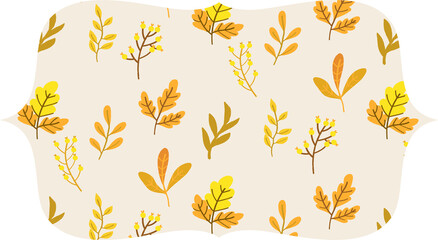 Background with leaves abstract design.