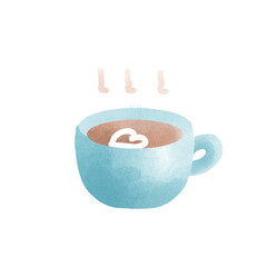 cup of coffee with chocolate