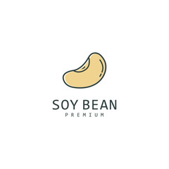 Soybean Logo Template with Modern Concept