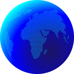 World map global icon abstract graphic design for decoration