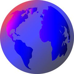World map global icon abstract graphic design for decoration