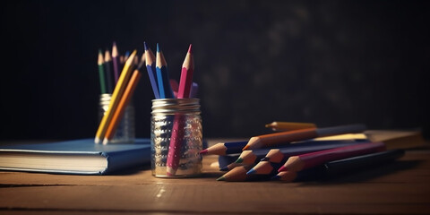 The Creative Corner: Colorful Pencils for Artistic Minds
