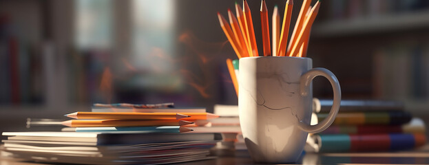 Learning with a Splash of Color: School Pencils