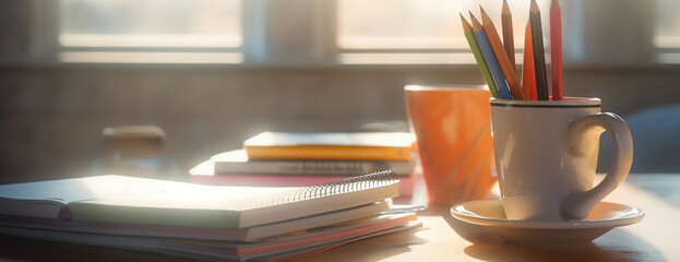 Creative Tools: Colorful Pencils at Work