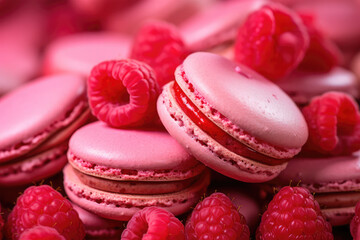 Obraz premium colorful macarons on background