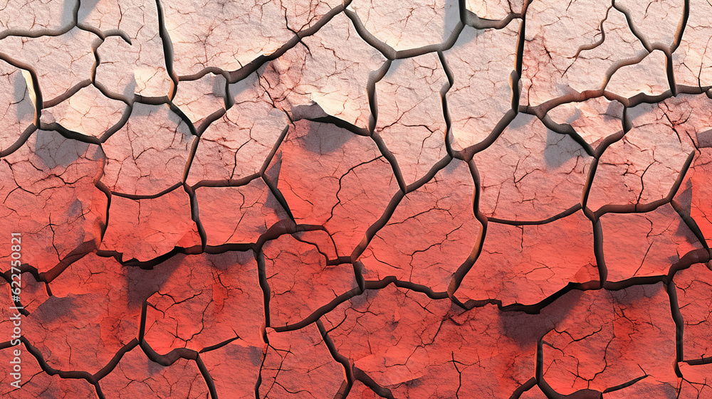 Poster seamless broken cracks background texture. generative ai