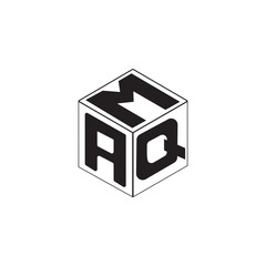 Obraz premium Cube letter logo design.