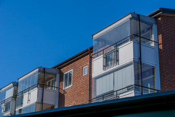 Modern Urban Scandinavian Balcony With Minimalist Design