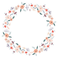 Flower watercolor art Watercolor flowers illustration. Watercolor drawing fashion on transparent background . Isolated flowers illustration element.