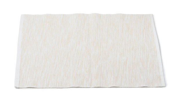 Front view of textile table placemat
