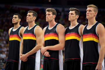 Obraz premium National Basketball Team. generative AI