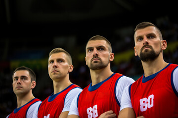 Fototapeta premium National Basketball Team. generative AI