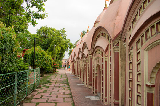cluster of anicient temples build on 1788 with specific hindu culture