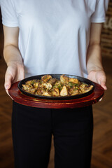 meat dish chicken in cream sauce