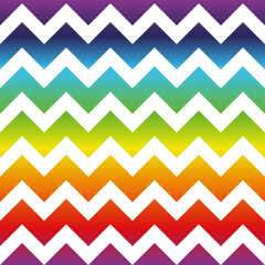 rainbow zigzag