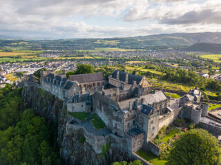 Aerial drone photo of Stirling Castle 