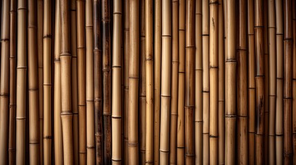 bamboo texture made of vertical sticks background with copy space