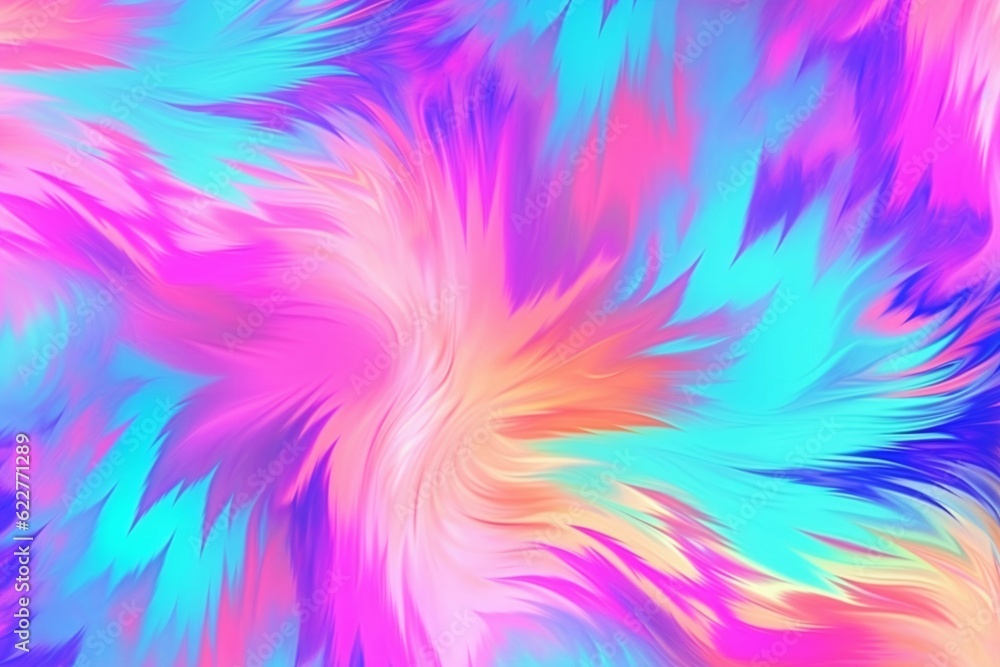 Poster ai generated illustration of an abstract background of vibrant patterns
