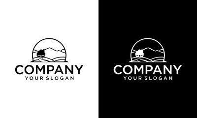 Fototapeta premium Farm logo template icon design