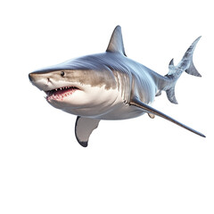 shark (ocean marine animal) isolated on transparent background cutout
