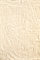 Vertical Old brown crumpled paper texture