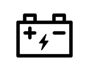 Fototapeta premium Car battery icon
