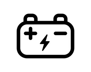 Car battery icon