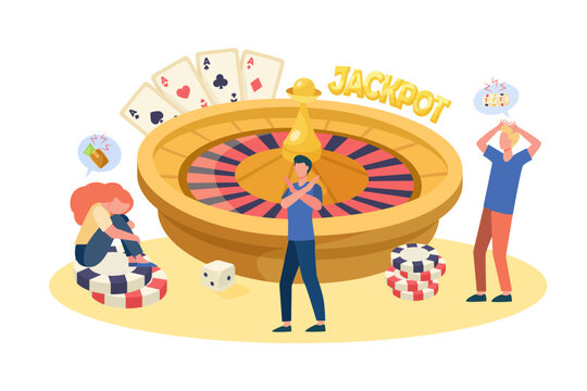 line casino roulette addiction funny game vector illustration Stock Vector  Image & Art - Alamy
