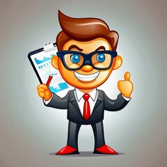 businessman mascot