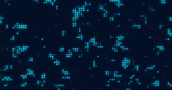 digital dot pattern abstract background