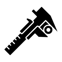 Caliper Gauge Glyph Icon