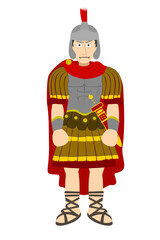Cartoon Bible Character - Roman Captain