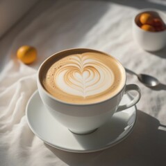 cup of coffee with milk