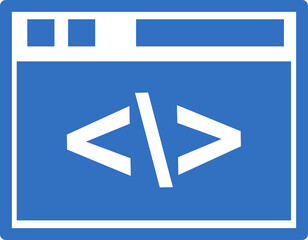 programming icon line design, monoline icons.