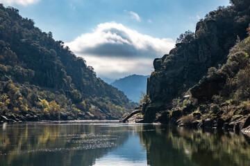 Beautiful River and Mountains Scenery 